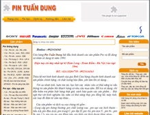 Tablet Screenshot of pintuandung.com.vn